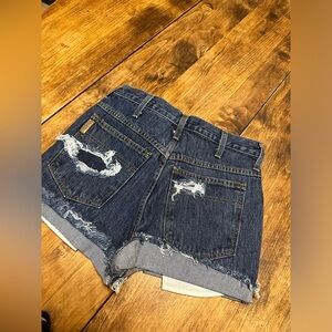 CUSTOM CINCH Jean shorts